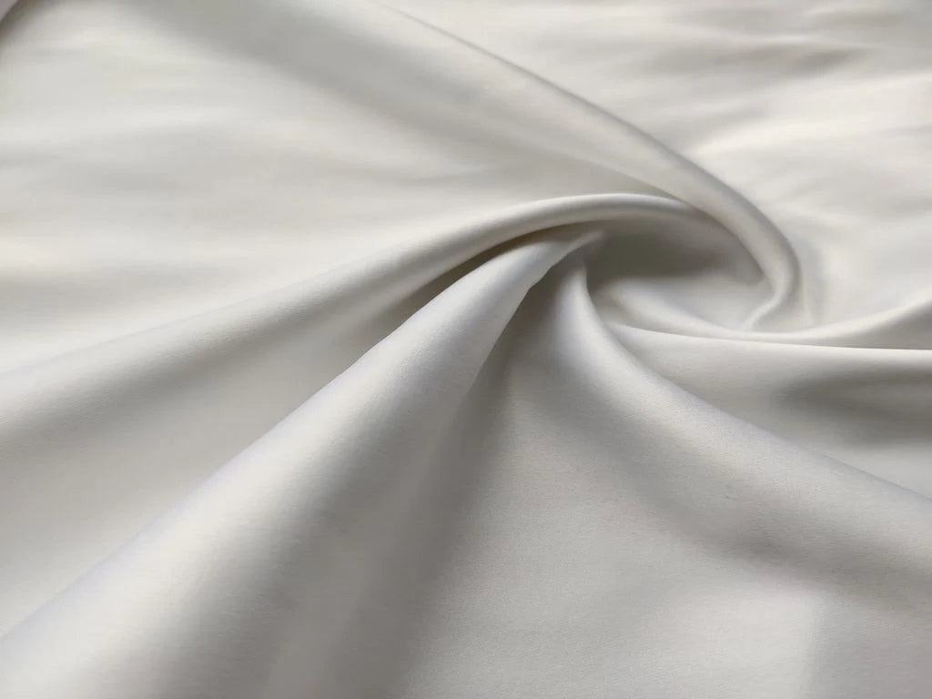 White Plain Premium Jam Cotton Fabric