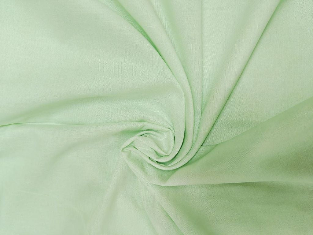 Pista Green Premium Mul Cotton Fabric