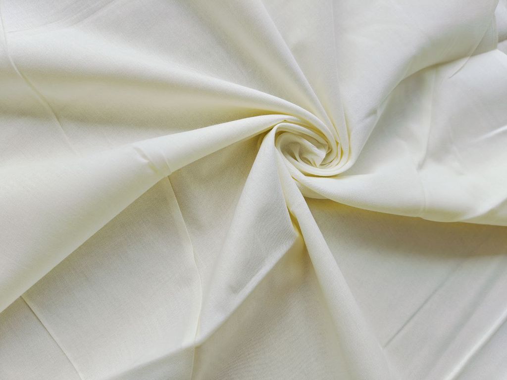Cream Premium Mul Cotton Fabric