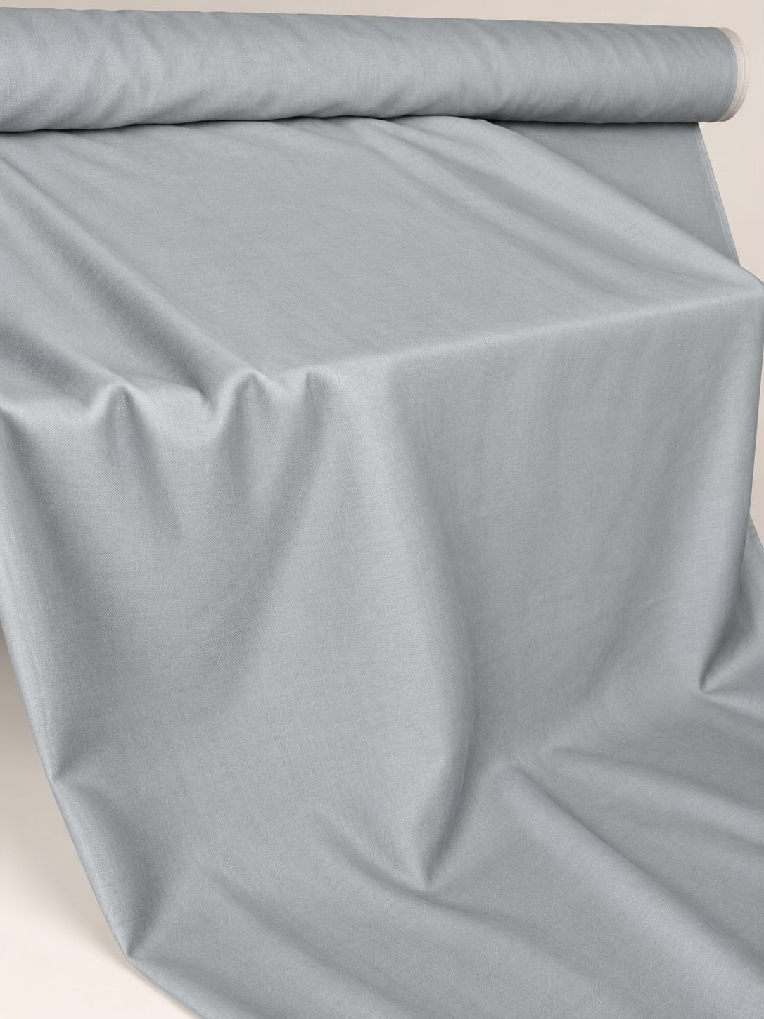 Premium Light silver grey Spun Fabric
