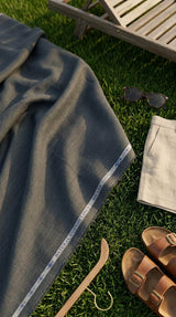 Deep charcoal colour 60 Lea Premium Cotton Linen