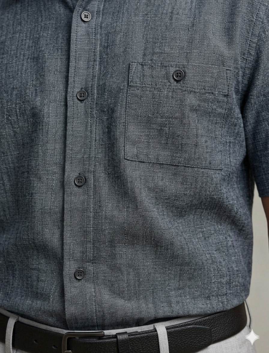 Deep charcoal colour 60 Lea Premium Cotton Linen