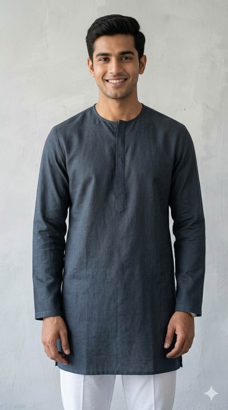 Deep charcoal colour 60 Lea Premium Cotton Linen