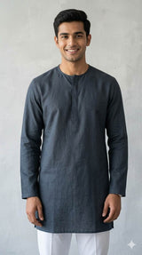Deep charcoal colour 60 Lea Premium Cotton Linen
