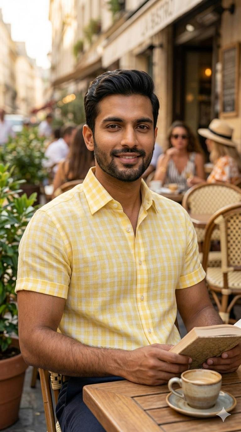 Premium Pastel Yellow Gingham Checks 60 Lea 100% Pure Natural Linen Fabric (0%Cotton)
