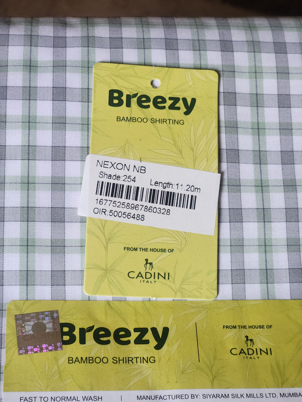 Siyaram’s Breezy SuperFine Sustainable Bamboo Shirting Fabric | Cadini Italy Collection