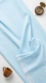 Premium Sky Blue  Shirting Fabric