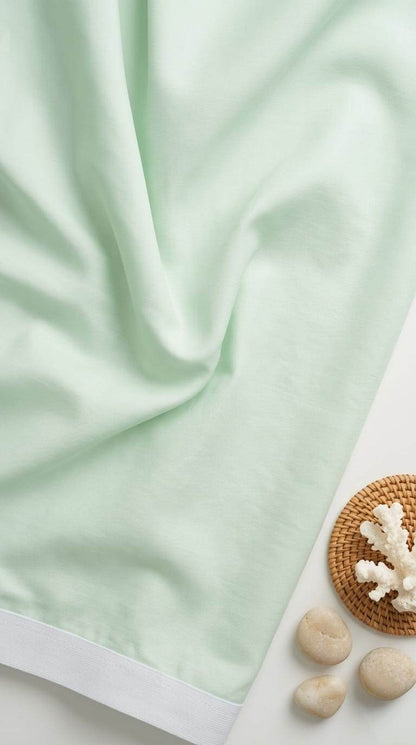 Serene Mint Green Shirting Fabric