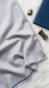 Light Grey Premium Self weaved Shirting Fabric