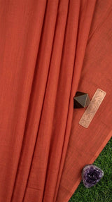 Earth & Tide Terracotta Mul Cotton – Organic Fabric Coastal Weave