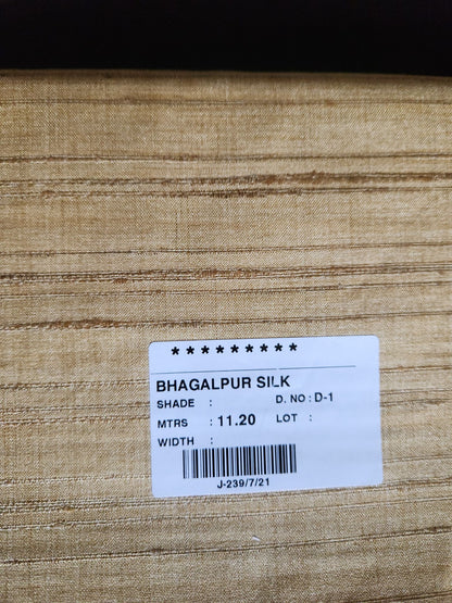 Bhagalpur Export quality Silk Tussar(Wild Silk) Fabric