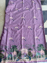Mughal Baradaries Digital print Big Width   Poly Fabric