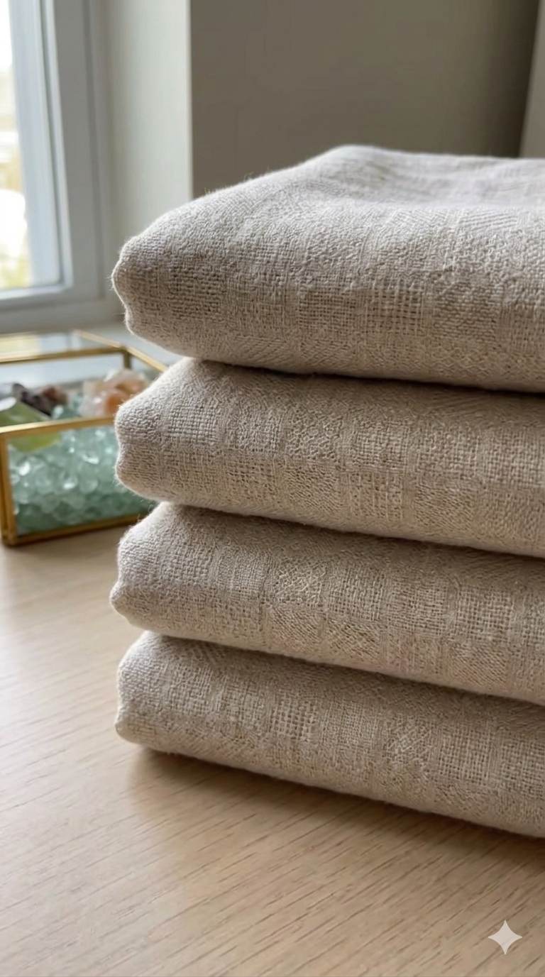 Exquisite 100% Pure Linen Fabric Jacquard Collection(No Cotton)