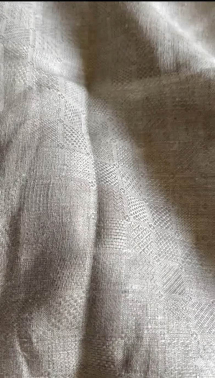 Exquisite 100% Pure Linen Fabric Jacquard Collection(No Cotton)