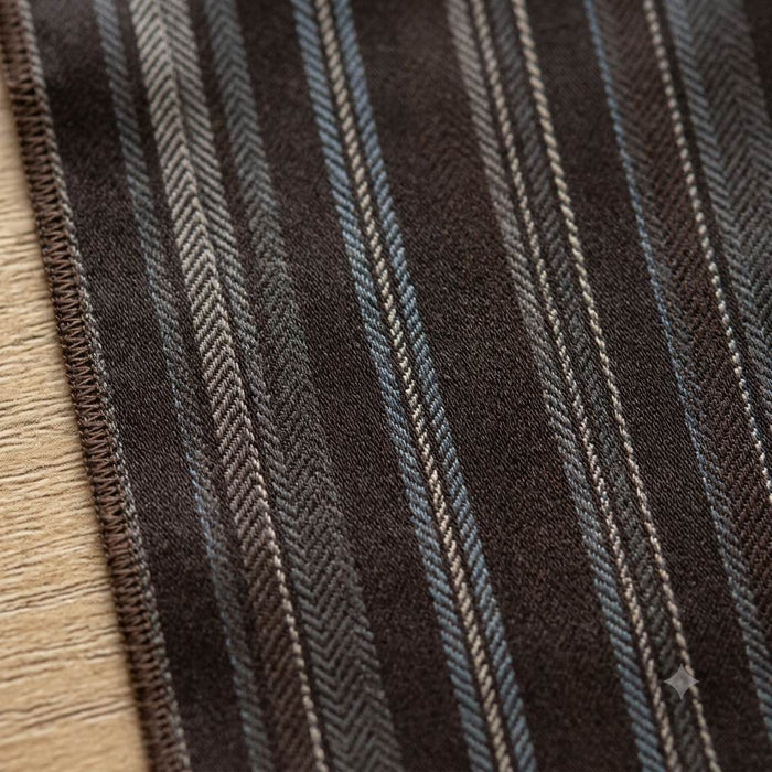 Urban Herringbone Vertical Stripe Digital Print Shirting Fabric