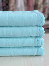 Soft Aqua Blue Fine Georgette Fabric (60 gms)