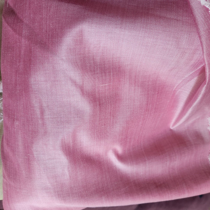 Pink Premium Glossy Shirting Chanderi  Fabric