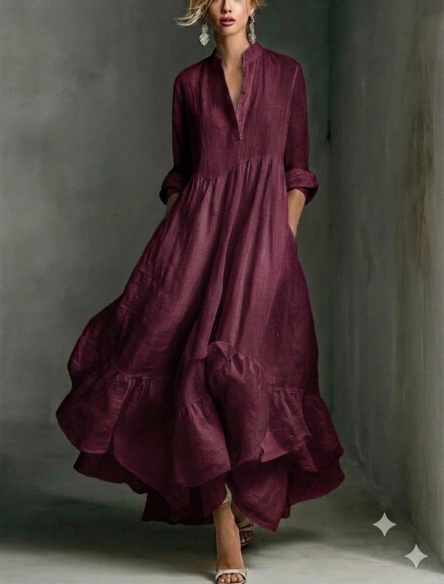 Premium Dark Wine Mul Chanderi Fabric( Big Width)