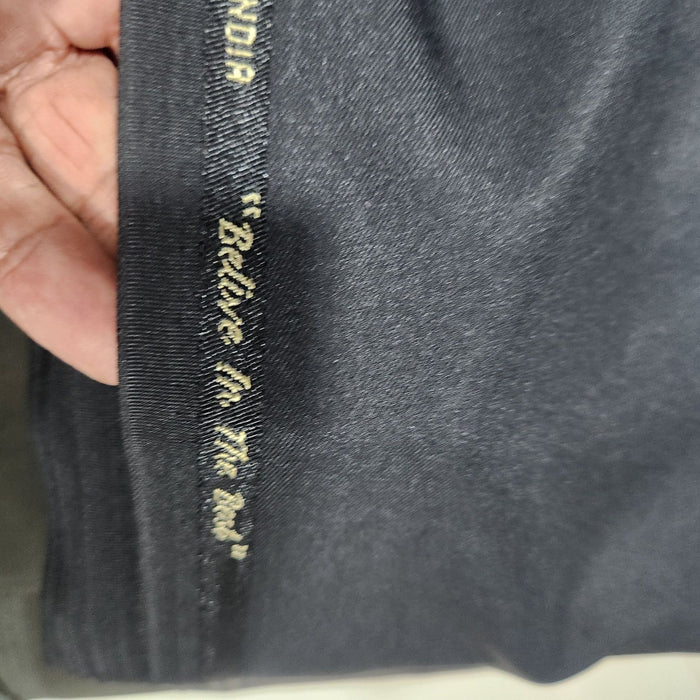 Premium Black Formal suiting Fabric Best for Trousers