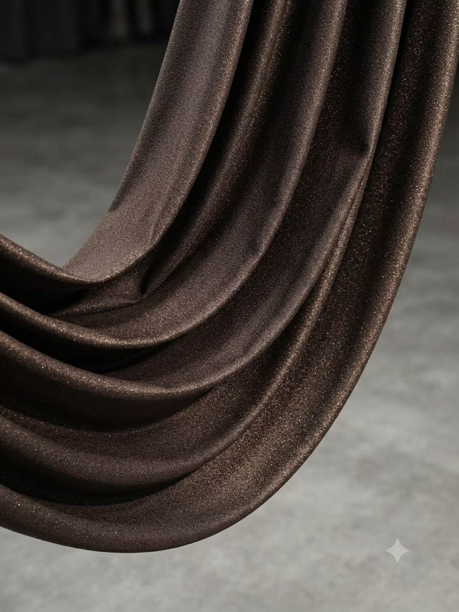 Shahi Libas Brown Shimmery Suiting Fabric | Premium Men's Suit Material