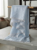 Pastel Sky Blue Chanderi fabric