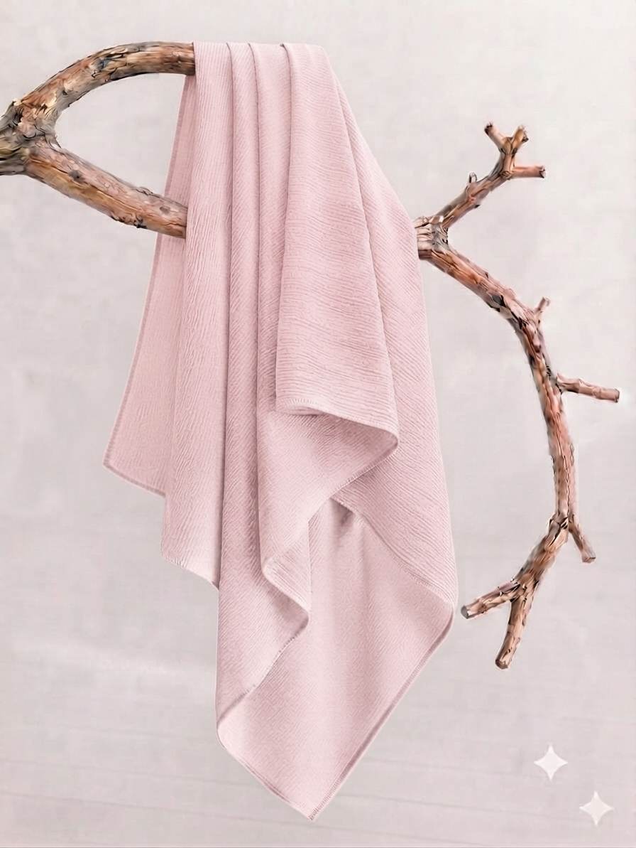 Lighter Dusty Rose Pink Fine Georgette Fabric (60 gms)