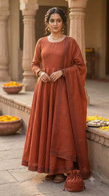 Earth & Tide Chanderi Silk Fabric
