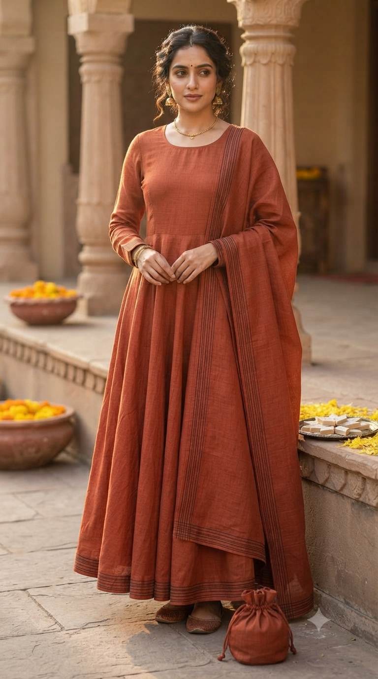 Earth &Tide Chanderi Silk Fabric
