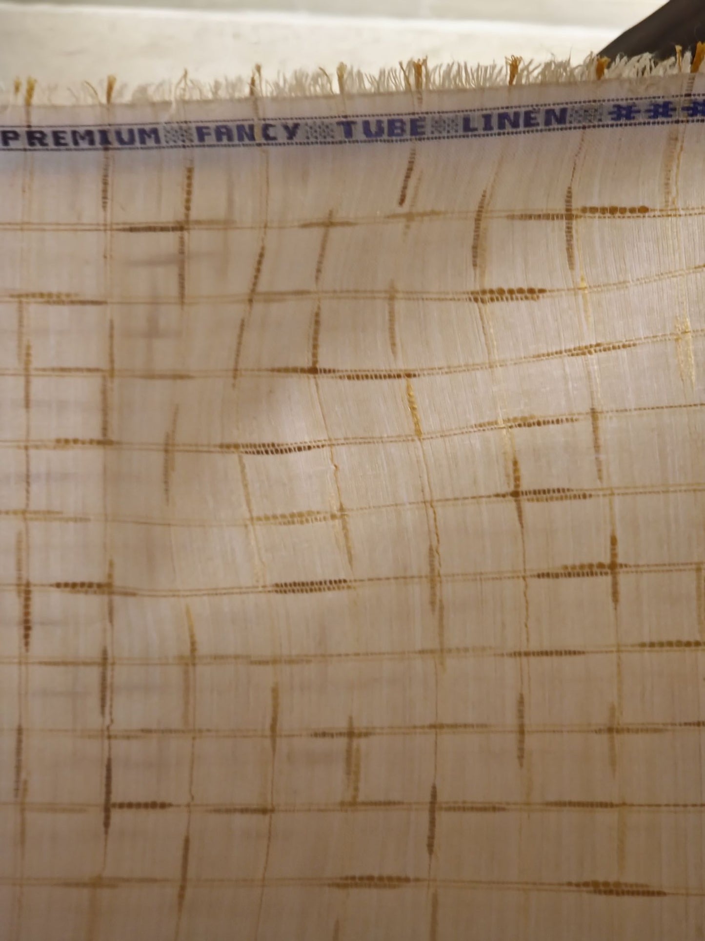 Premium Fancy Tube Linen Fabric