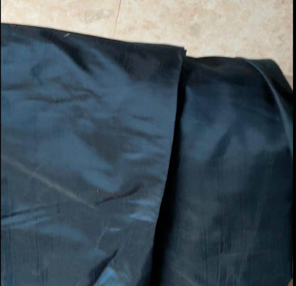 Peacock Blue Chanderi Silk Fabric