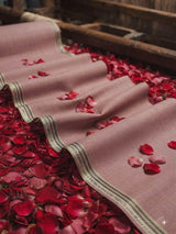 Dusty Rose tone Premium Traditional KHHADAR Fabric
