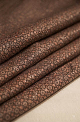 Exquisite Geometric Digital Print Fabric with Subtle Sequin & Crochet Detailing (Big Width)