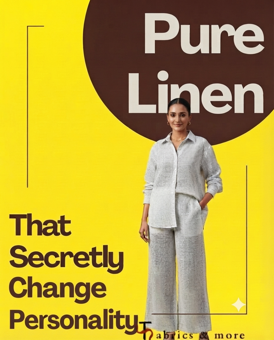 Premium 60 Lea 100 %Pure Jute Linen Fabric (0% Cotton)