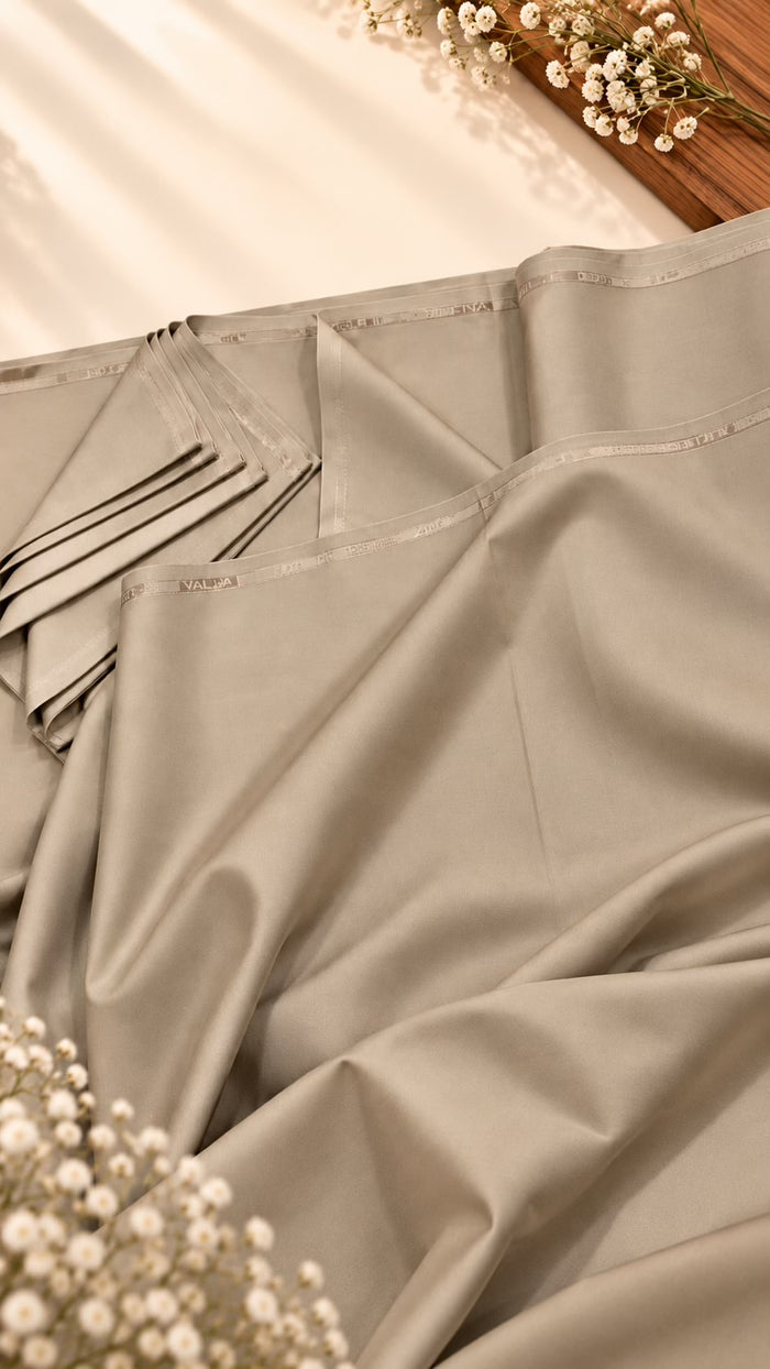 Metti 2/18 Suiting Fabric – Premium Beige Taupe
