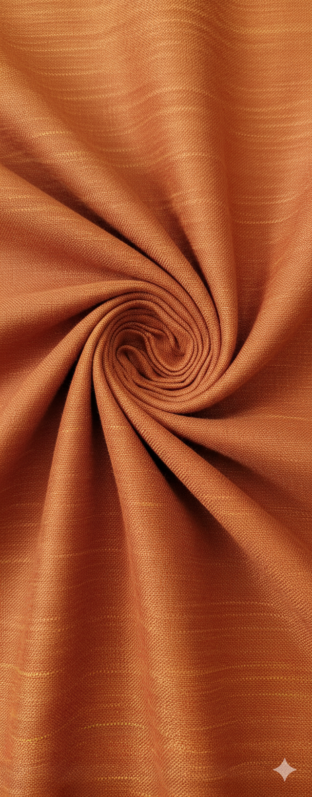 Orange Yellow Premium Italian Cotton Linen Fabric (60 lea)