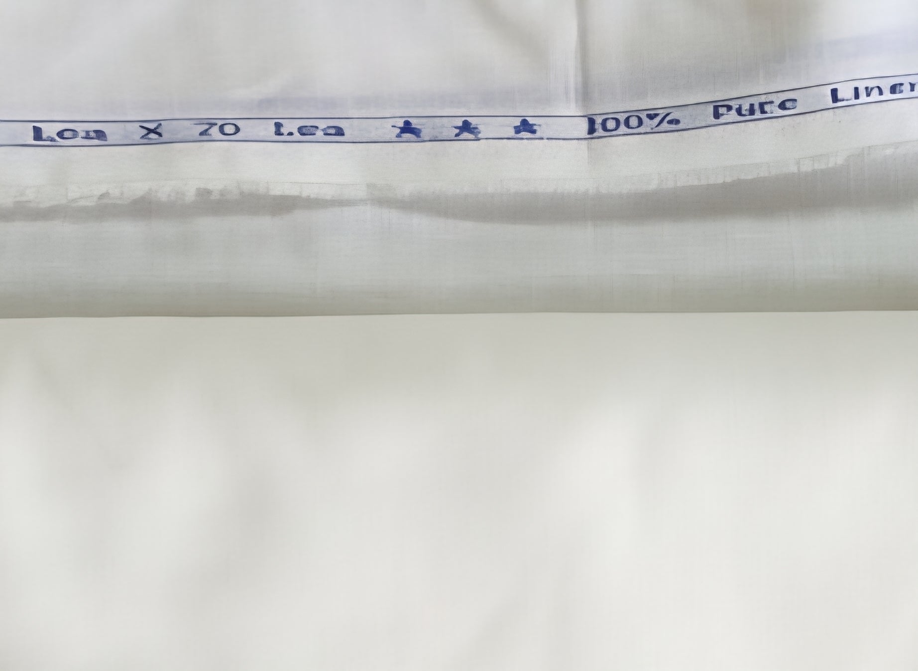 Cream Pure Linen Fabric (70 lea)