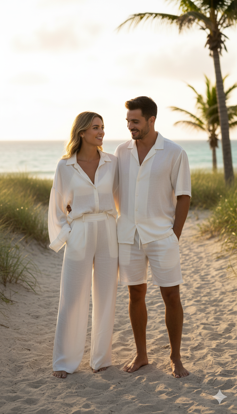 Cream Pure Linen Fabric (70 lea)
