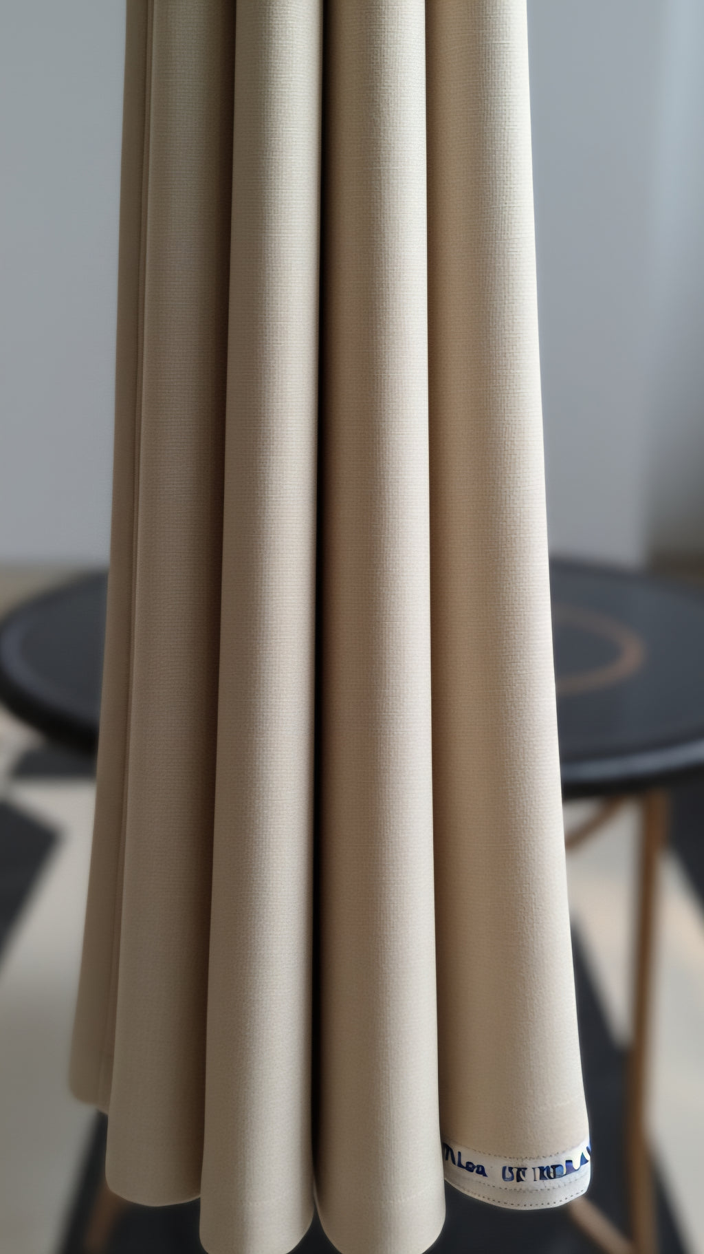 Beige pure linen 70 lea