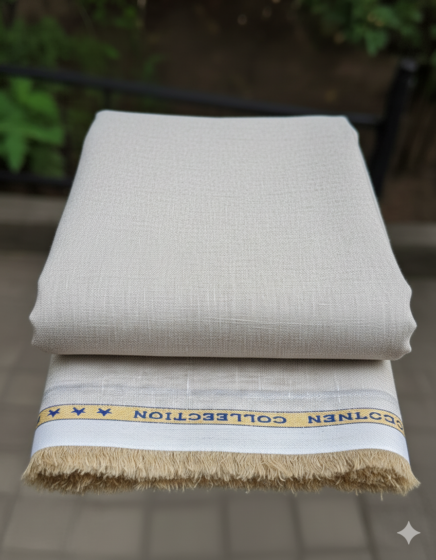 Beige linen 60 lea Italian collection