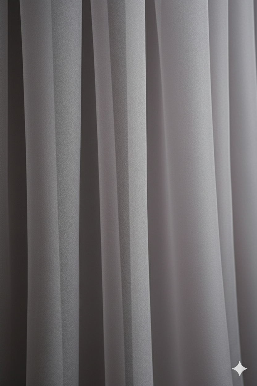 Grey Organza Fabric