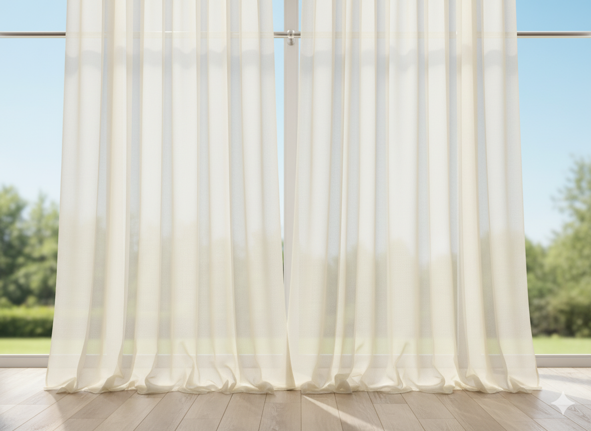 Cream Organza Fabric