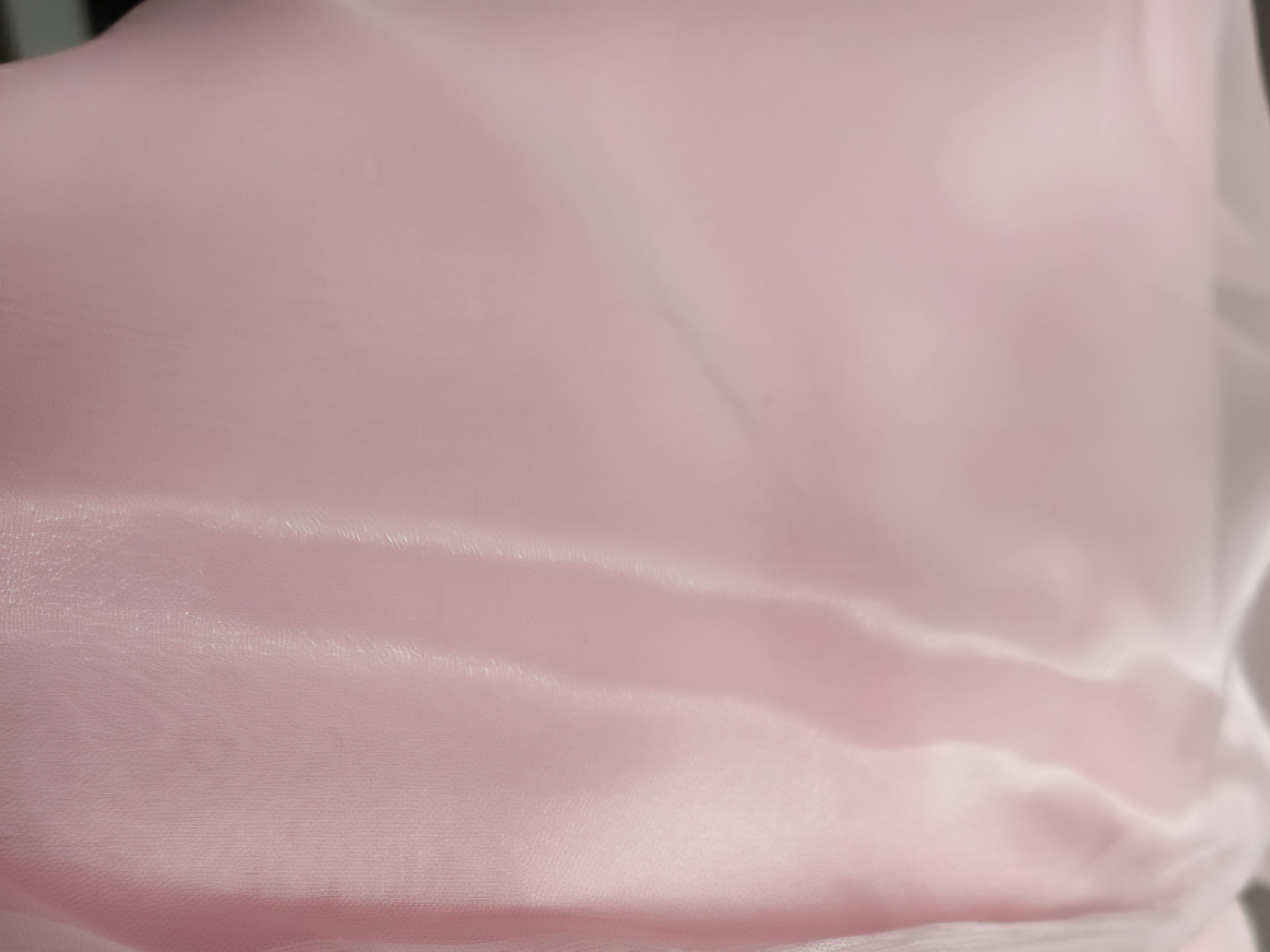 Baby Pink Fine Quality Organza Fabric