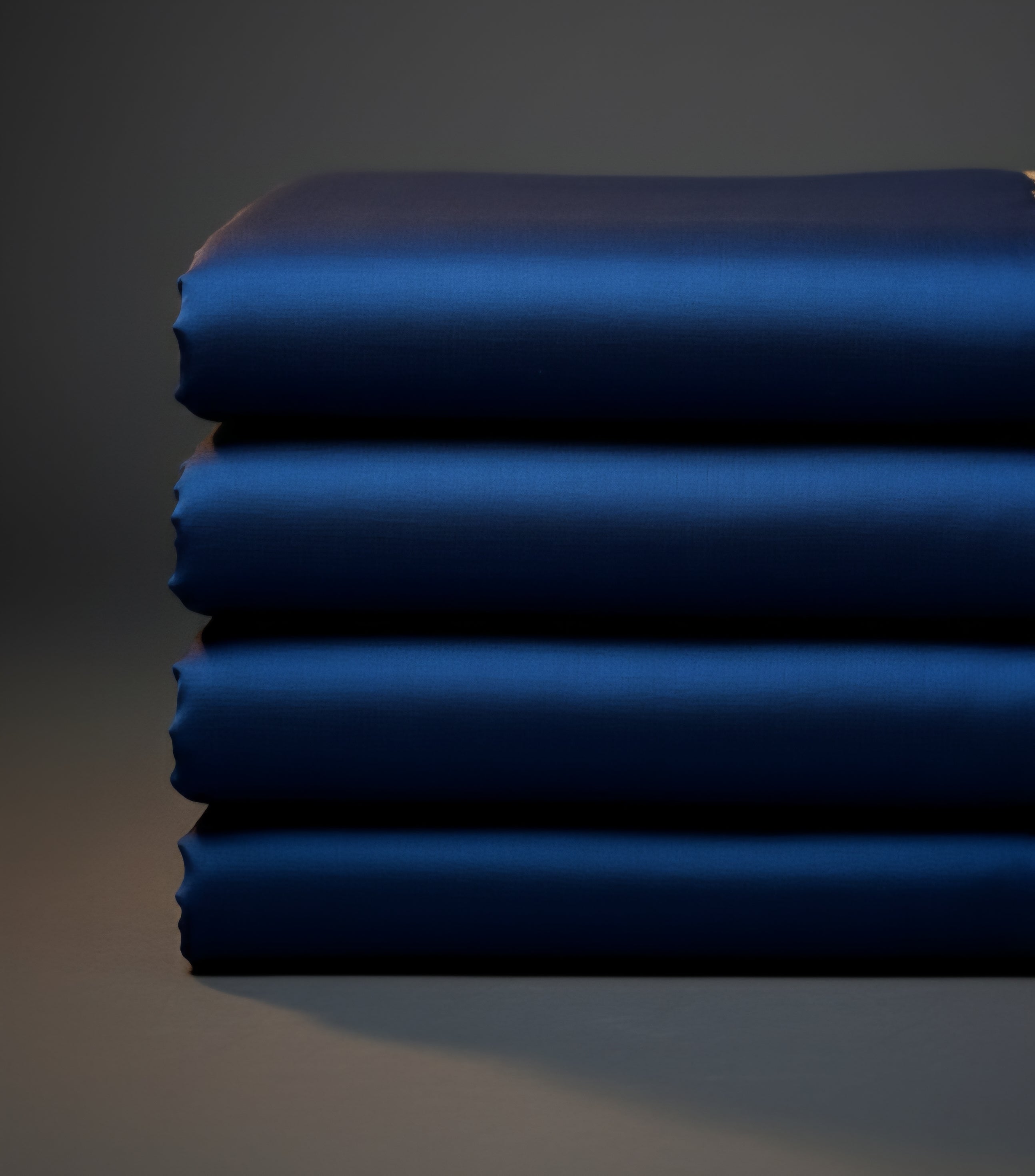 Blue Vichitra Silk Fabric