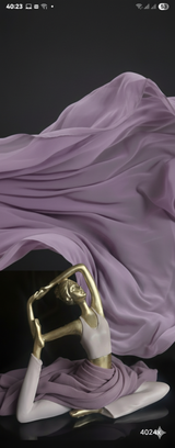 Mauve Georgette fabric