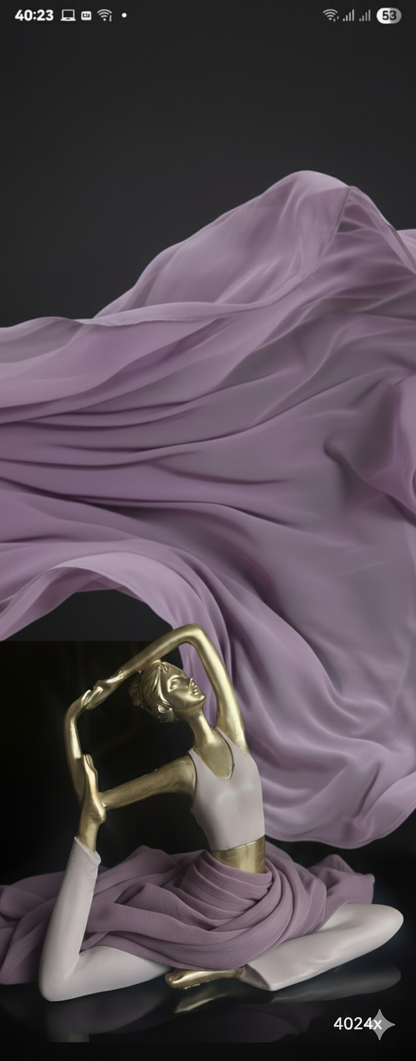 Mauve Georgette fabric