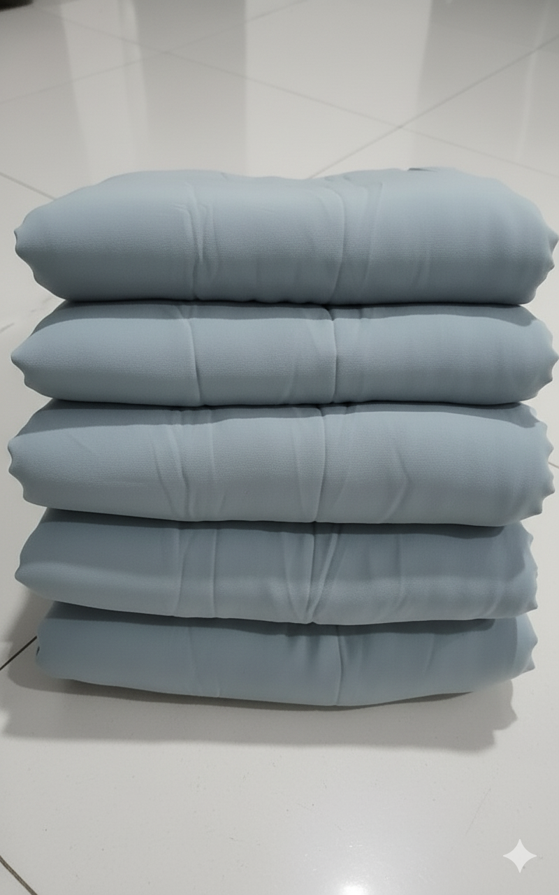 Slate Grey Georgette Fabric
