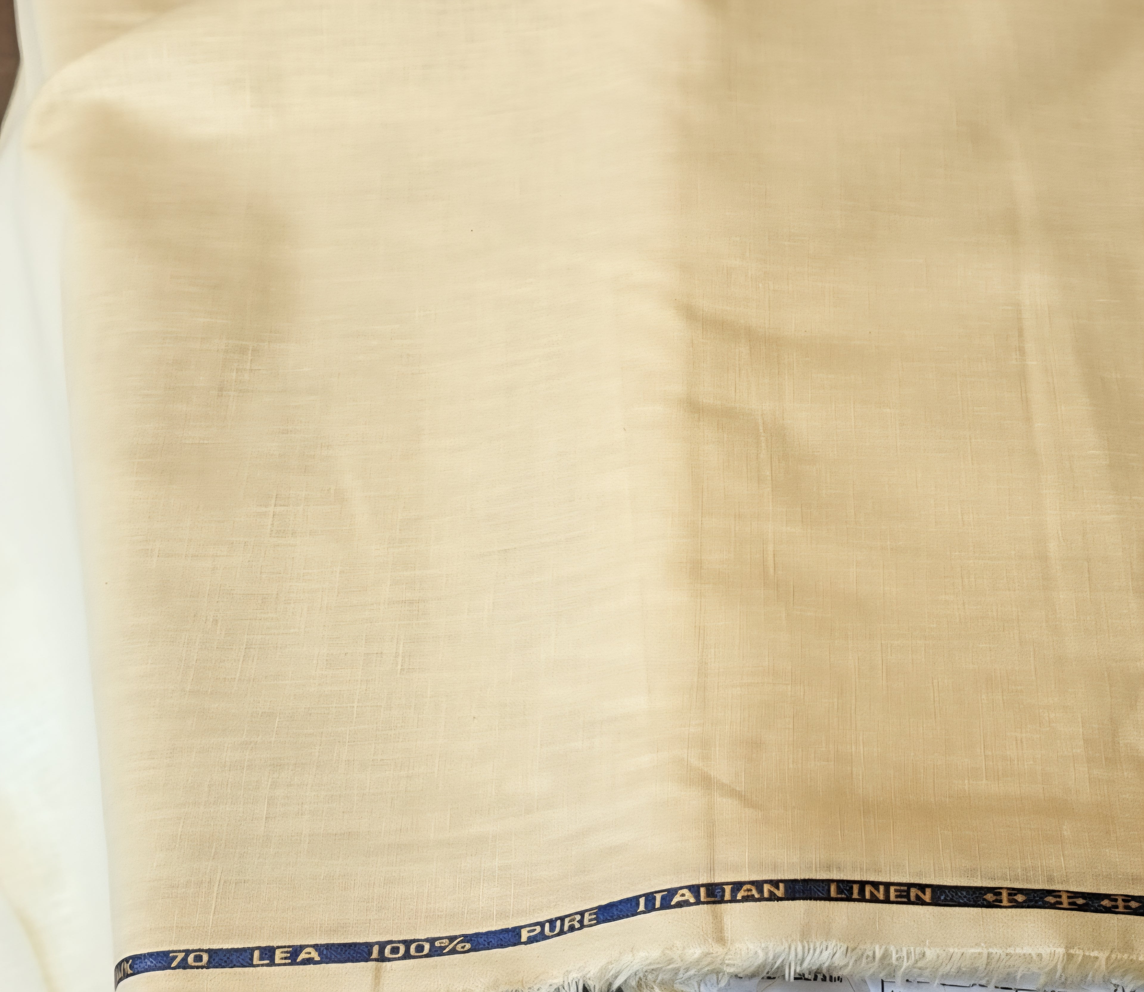 Butter cream Yellow Pure Italian Linen (70lea)