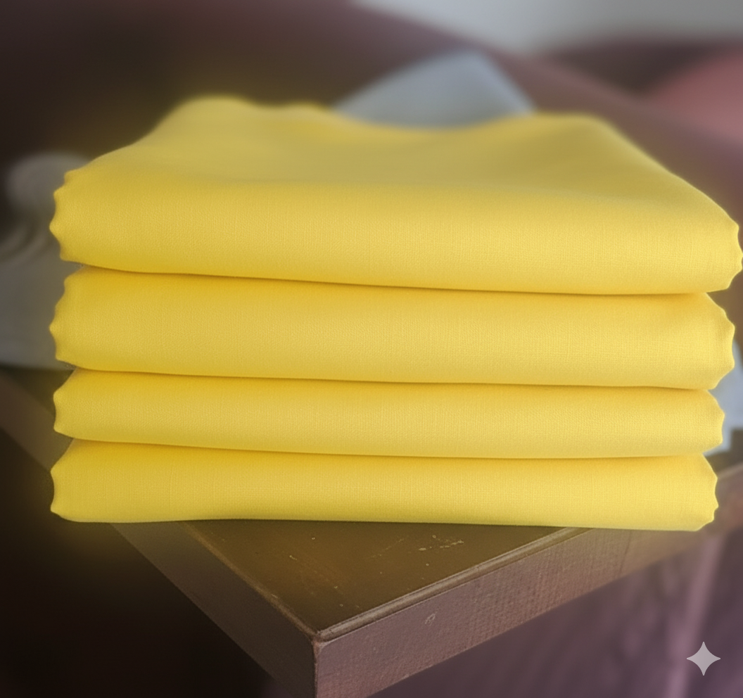 Sunflower yellow Linen