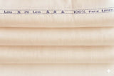 Butter Peach 100% Pure Cotton Linen Fabric (70 lea)