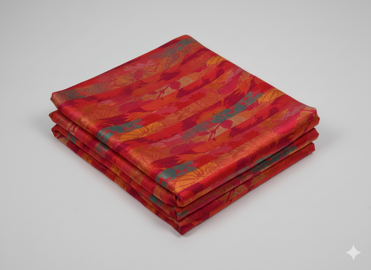 Multicoloured Digital Print Jimmy-choo Fabric